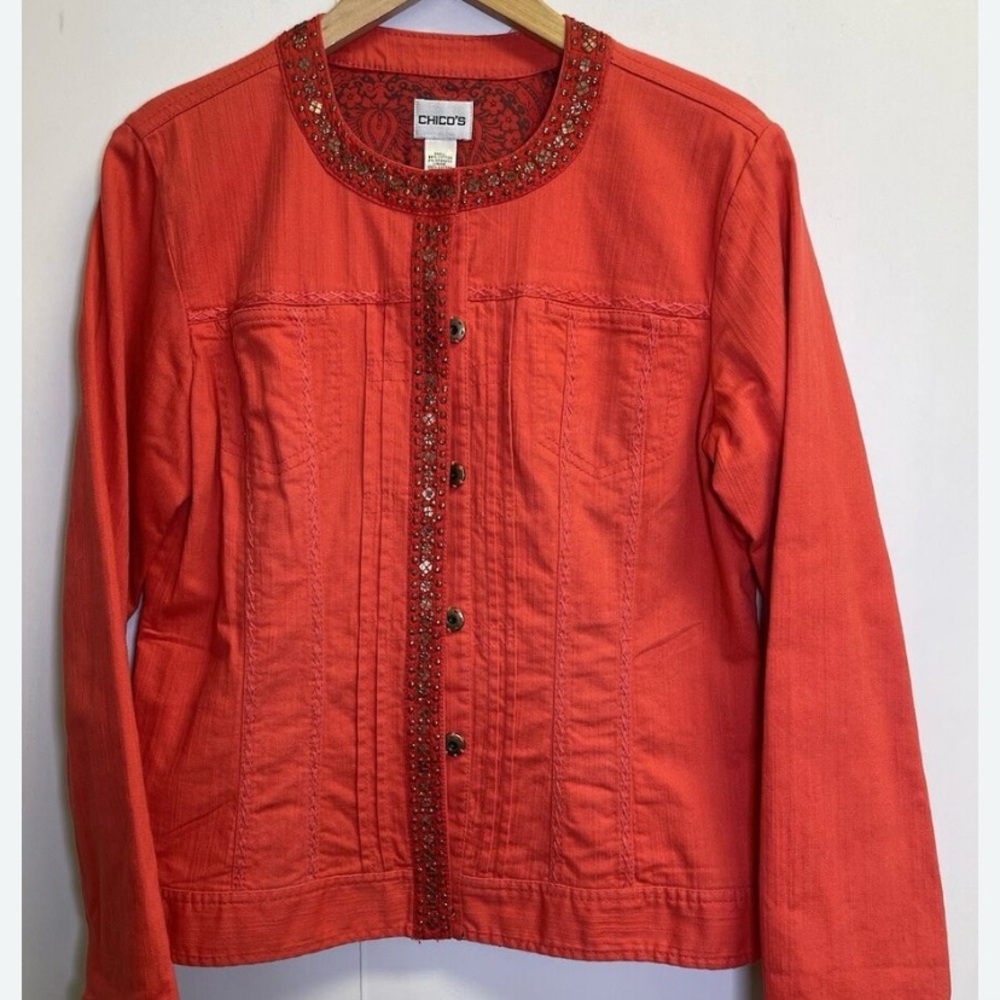 Chico's Hippie Denim Coats Size 3